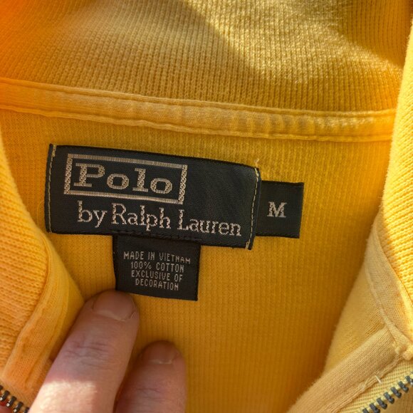 Mens Polo Zip Pullover (M) - Picture 3 of 4